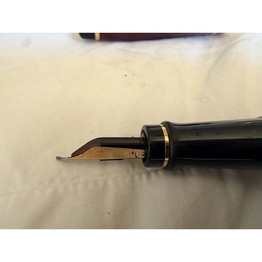 Waterman Expert I Fountain Pen Burgundy Gold Trim 1st Gen Vintage France